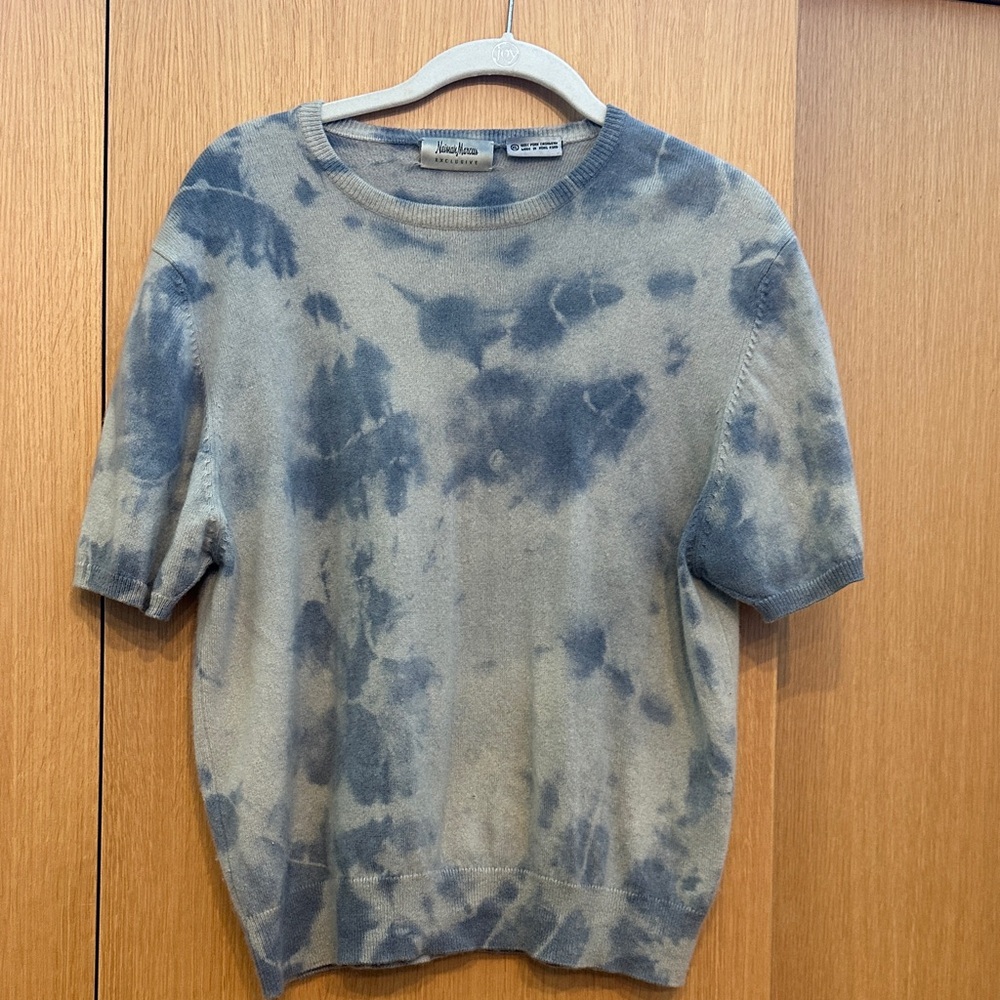Tie-Dye Cashmere Sweater Tee